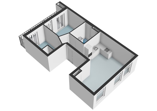 Floor plan - Warmondstraat 83-2, 1058 KS Amsterdam 